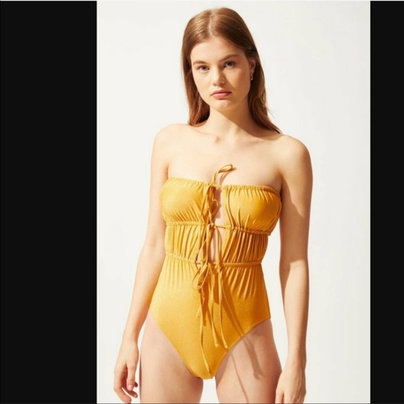 Solid & Striped Swimsuit - Picture 2 of 6